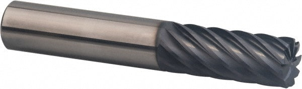 Kyocera SGS Precision Tools 36623 Square End Mill 1/2" Dia, 1-1/4" LOC, 9 Flute, Solid Carbide
