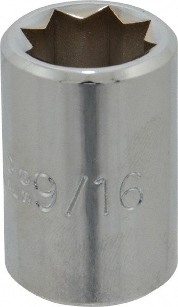 Proto J5418S Hand Socket 9/16" Socket, 8-Point