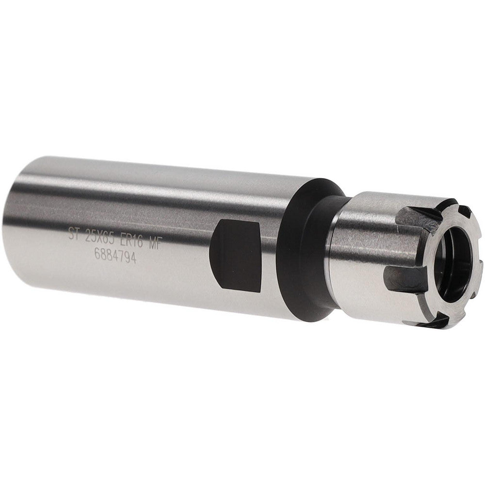 Iscar 4501995 Collet Chuck 0.0197 to 0.3937" Capacity, ER16 Collet, 0.9843" Shank Dia, Straight Shank