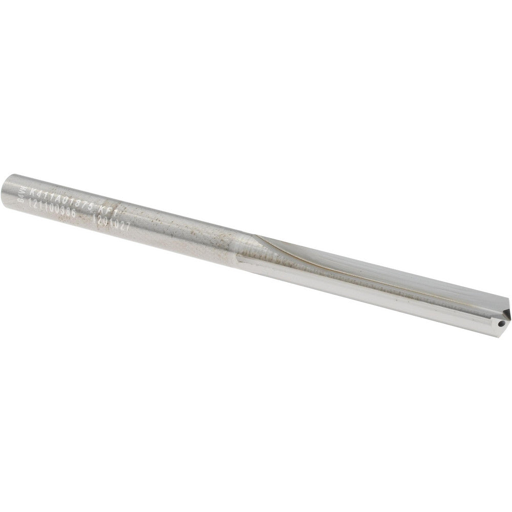 Kennametal 1201027 Straight-Flute Drill Bit 3/16" Dia, 130 deg Point, Solid Carbide