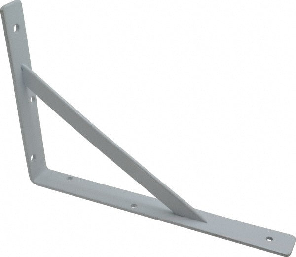 Knape & Vogt 208 WH 300 1,000 Lb Capacity, White Finish, L-Bracket
