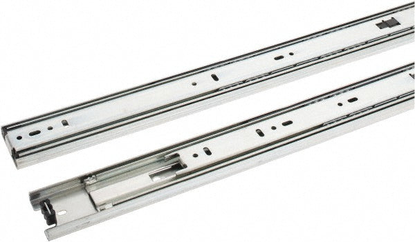 Knape & Vogt 8414P 24 24" Slide Length, 24" Travel Length, Steel Precision Drawer Slide