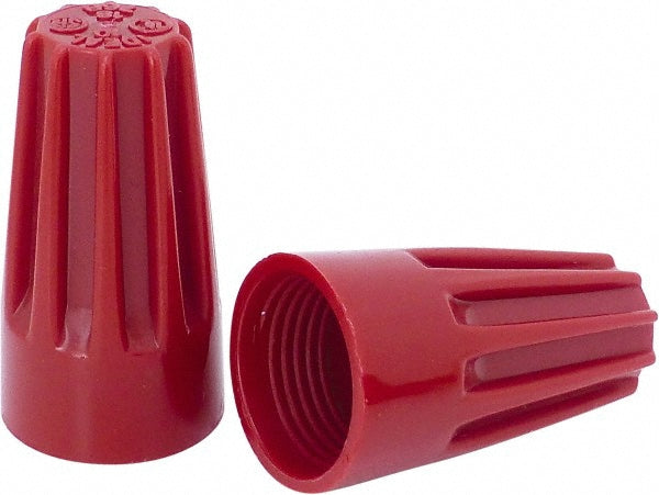 Ideal 30-076 Standard Twist-On Wire Connector Red, Flame-Retardant, 2 AWG