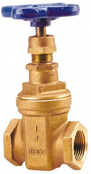 NIBCO NL1J005 Gate Valve Non-Rising Stem, 3/8" Pipe, Threaded, Bronze