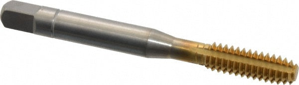 Balax 12772-91U Thread Forming Tap 1/4-20 UNC, 2B Class of Fit, Bottoming Chamfer, Powdered Metal High-Speed Steel, Super Titanium Nitride Finish