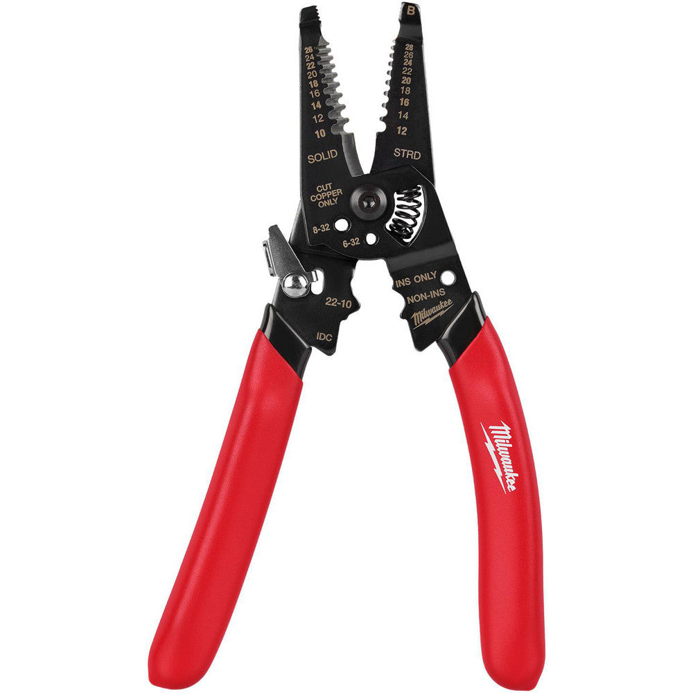 Milwaukee Tool 48-22-3052 Wire & Cable Strippers Maximum Capacity 28 AWG Type Wire Stripper Minimum Wire Gauge 10 AWG Insulated No Wire Type AWG Body Material Metal