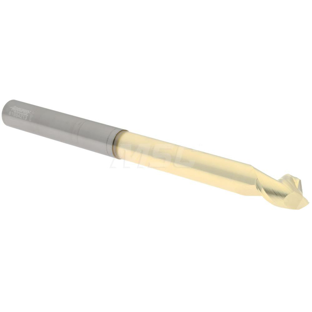 Accupro 2500442 Square End Mill 1/2'' Dia, 5/8'' LOC, 1/2'' Shank Dia, 6'' OAL, 2 Flutes, Solid Carbide