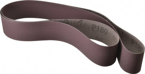 3M 7010361727 Abrasive Belt 2" Wide, 60" Long, 180 Grit, Aluminum Oxide