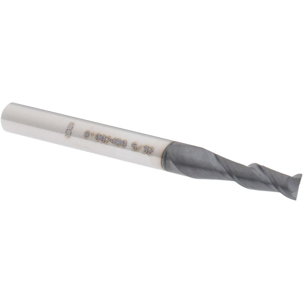 Accupro 81992489 Square End Mill 5/32'' Dia, 1/2'' LOC, 3/16'' Shank Dia, 2'' OAL, 2 Flutes, Solid Carbide