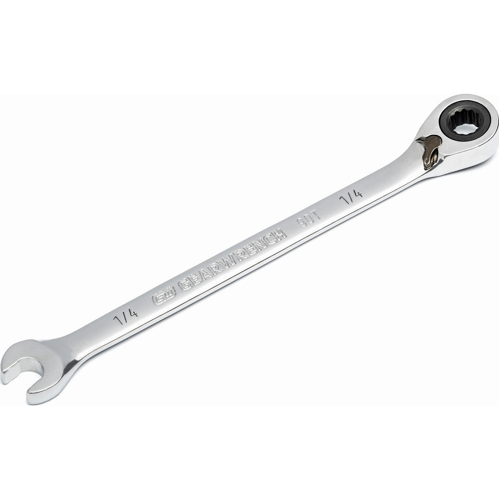 GEARWRENCH 86640 Combination Wrench 1/4" Head Size, 15 deg Offset