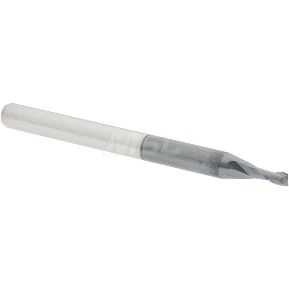 Accupro 81998502 Square End Mill 1/16'' Dia, 1/8'' LOC, 1/8'' Shank Dia, 1-1/2'' OAL, 2 Flutes, Solid Carbide