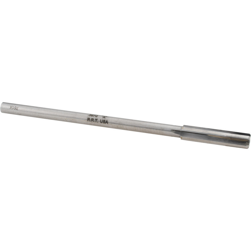 Rock River Tool Inc. 24003970 Chucking Reamer Letter X, 7" OAL, 1-3/4" Flute Length, Straight Flute, Straight-Cylindrical Shank, Carbide-Tipped
