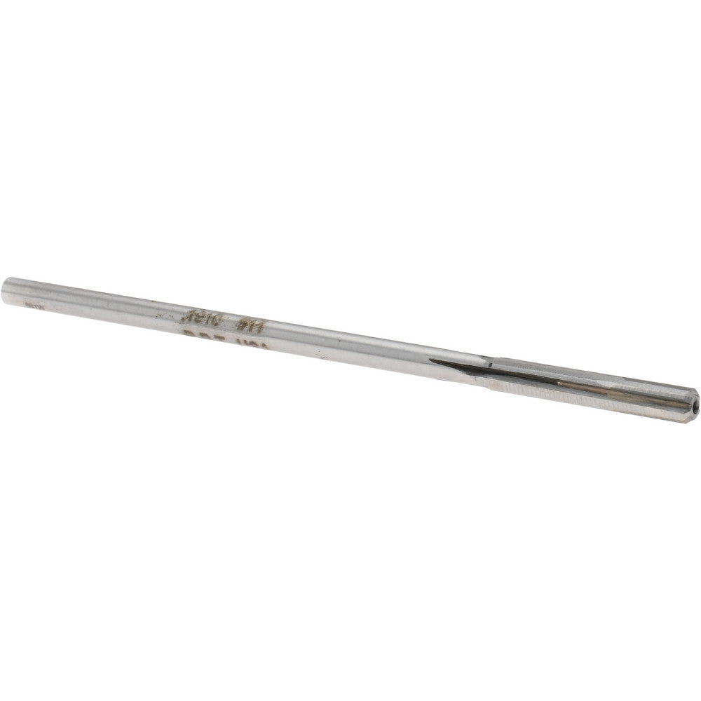 Rock River Tool Inc. 24001910 Chucking Reamer #11, 4-1/2" OAL, 1-1/8" Flute Length, Straight Flute, Straight-Cylindrical Shank, Carbide-Tipped