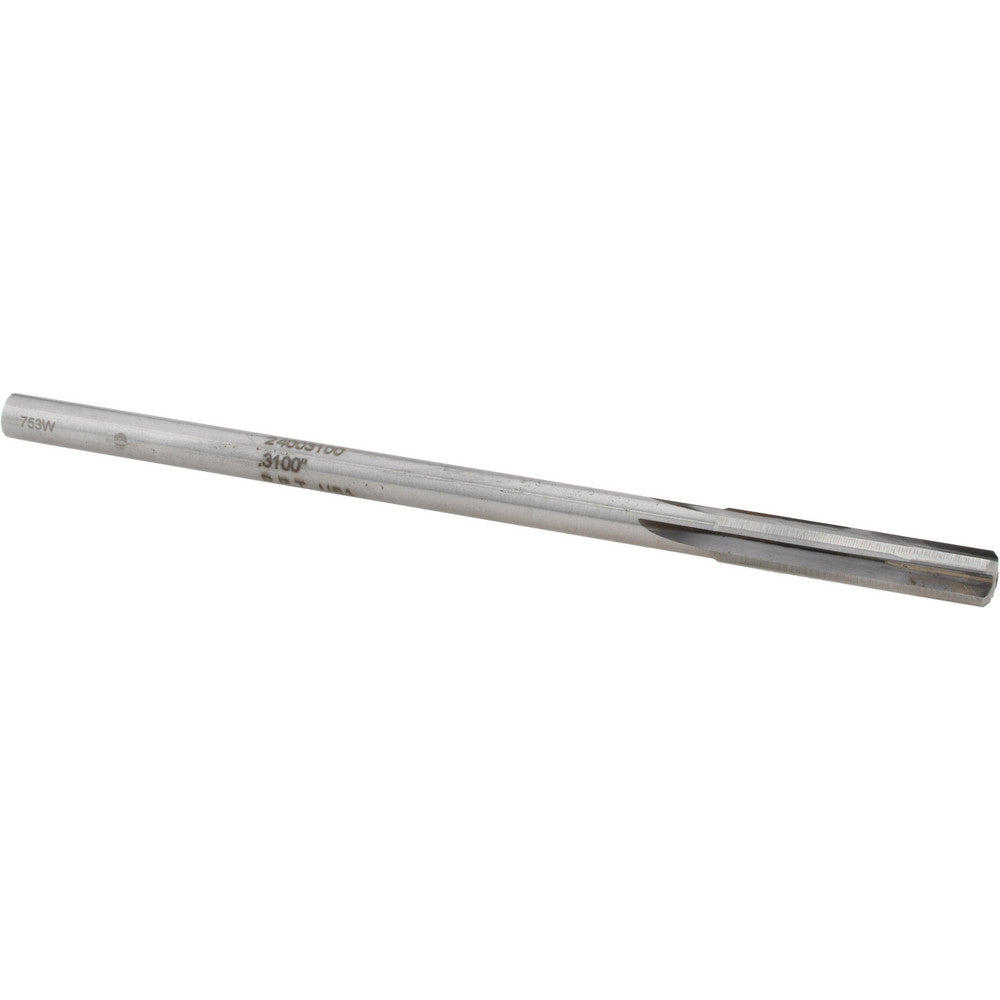 Rock River Tool Inc. 24003100 Chucking Reamer 0.3100" Dia, Straight-Cylindrical Shank, Carbide-Tipped