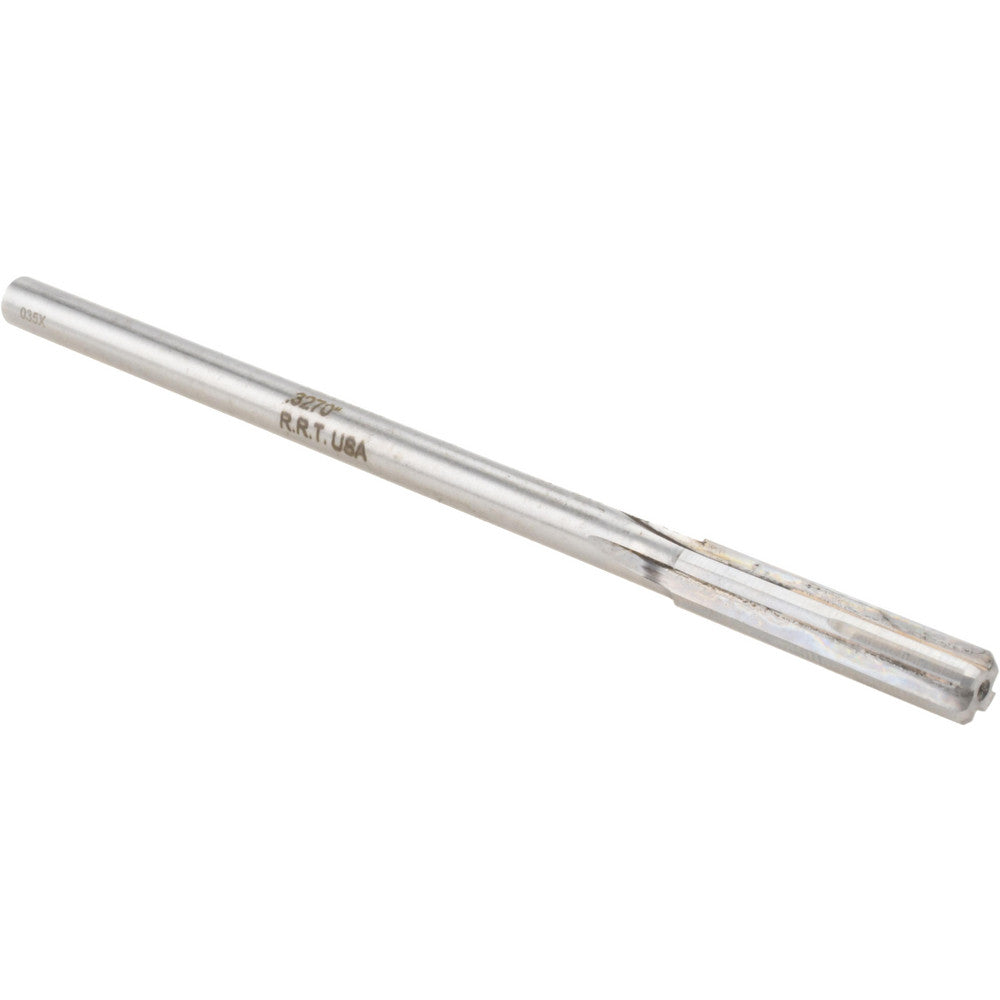 Rock River Tool Inc. 24003270 Chucking Reamer 0.3270" Dia, Straight-Cylindrical Shank, Carbide-Tipped
