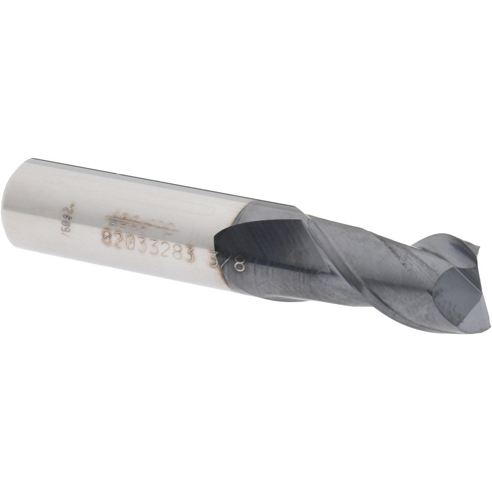 Accupro 82033283 Square End Mill 3/8'' Dia, 5/8'' LOC, 3/8'' Shank Dia, 2'' OAL, 2 Flutes, Solid Carbide