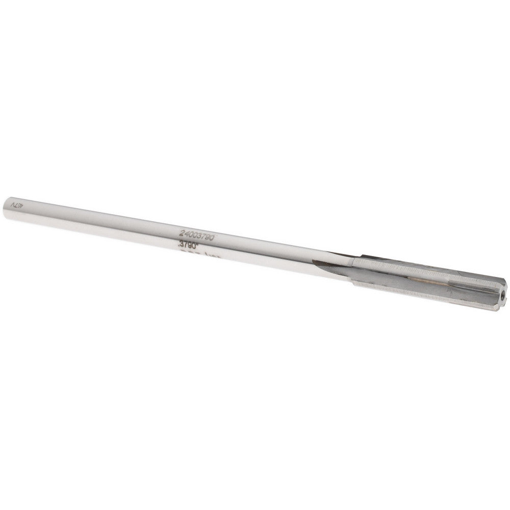 Rock River Tool Inc. 24003790 Chucking Reamer 0.3790" Dia, Straight-Cylindrical Shank, Carbide-Tipped