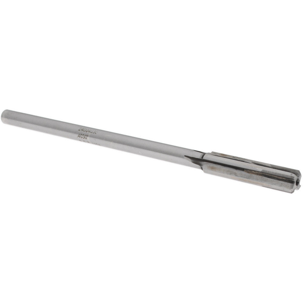 Rock River Tool Inc. 24004030 Chucking Reamer 0.4030" Dia, Straight-Cylindrical Shank, Carbide-Tipped