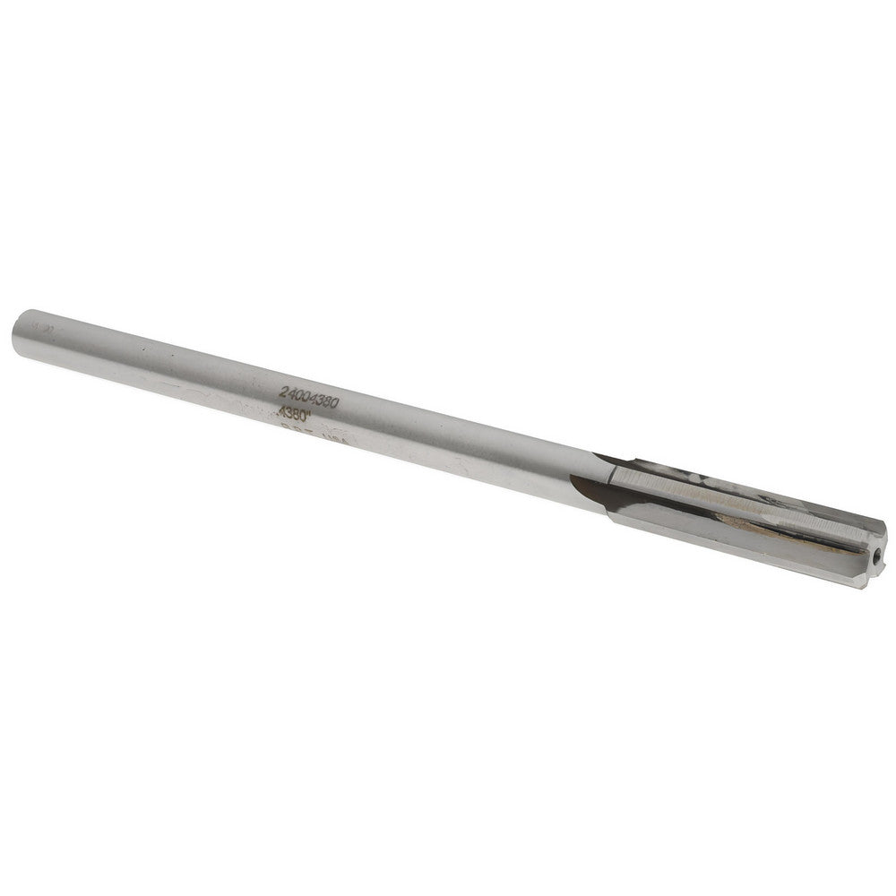 Rock River Tool Inc. 24004380 Chucking Reamer 0.4380" Dia, Straight-Cylindrical Shank, Carbide-Tipped