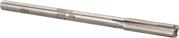 Rock River Tool Inc. 24004710 Chucking Reamer 0.4710" Dia, Straight-Cylindrical Shank, Carbide-Tipped