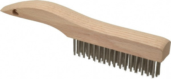 Weiler 98541 Scratch Brush 4 Row, 16 Column, Stainless Steel