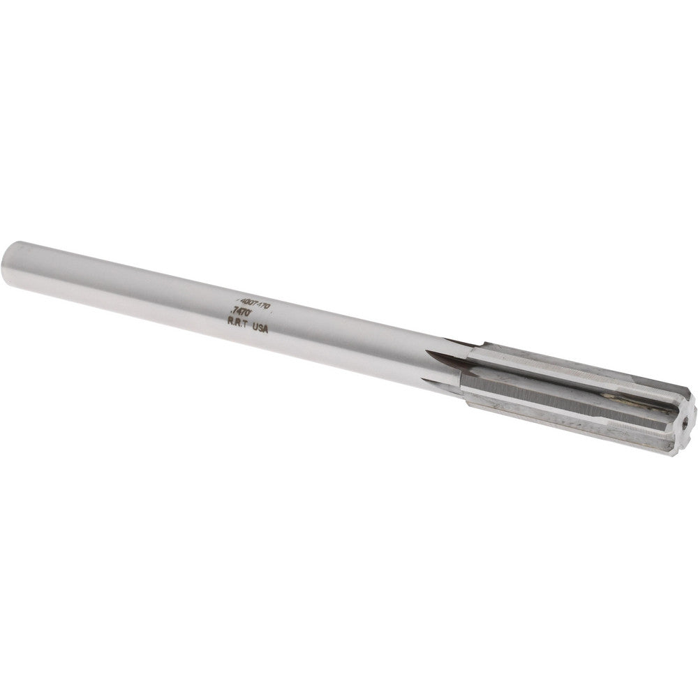 Rock River Tool Inc. 24007470 Chucking Reamer 0.7470" Dia, Straight-Cylindrical Shank, Carbide-Tipped