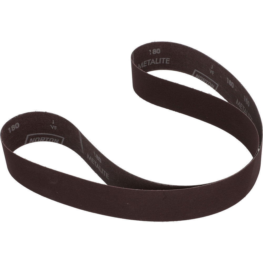 Norton 78072720441 Abrasive Belt 2" Wide, 60" Long, 180 Grit, Aluminum Oxide