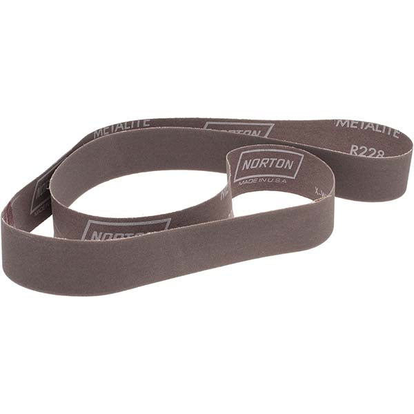 Norton 78072741633 Abrasive Belt 1-1/2" Wide, 60" Long, 240 Grit, Aluminum Oxide