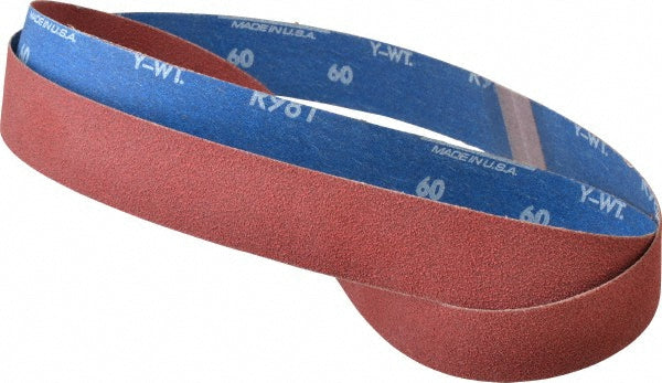 Norton 78072765904 Abrasive Belt 1-1/2" Wide, 60" Long, 60 Grit, Ceramic