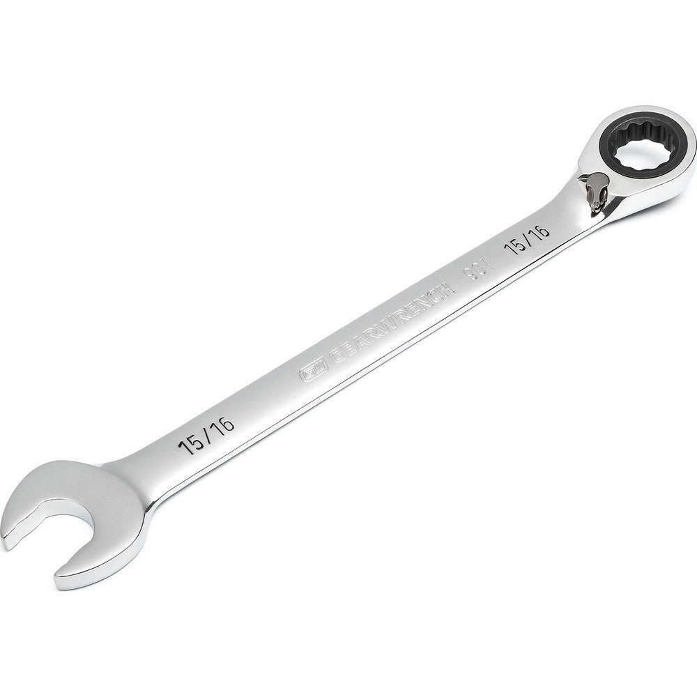 GEARWRENCH 86652 Combination Wrench 15/16" Head Size, 15 deg Offset