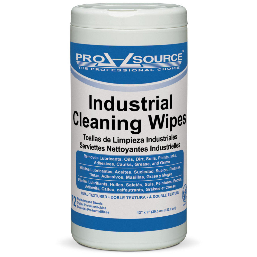 Pro-Source 96572056752 Industrial Cleaning Wipes, Pre-Moistened, Center Pull Canister, Citrus Scent, Brown