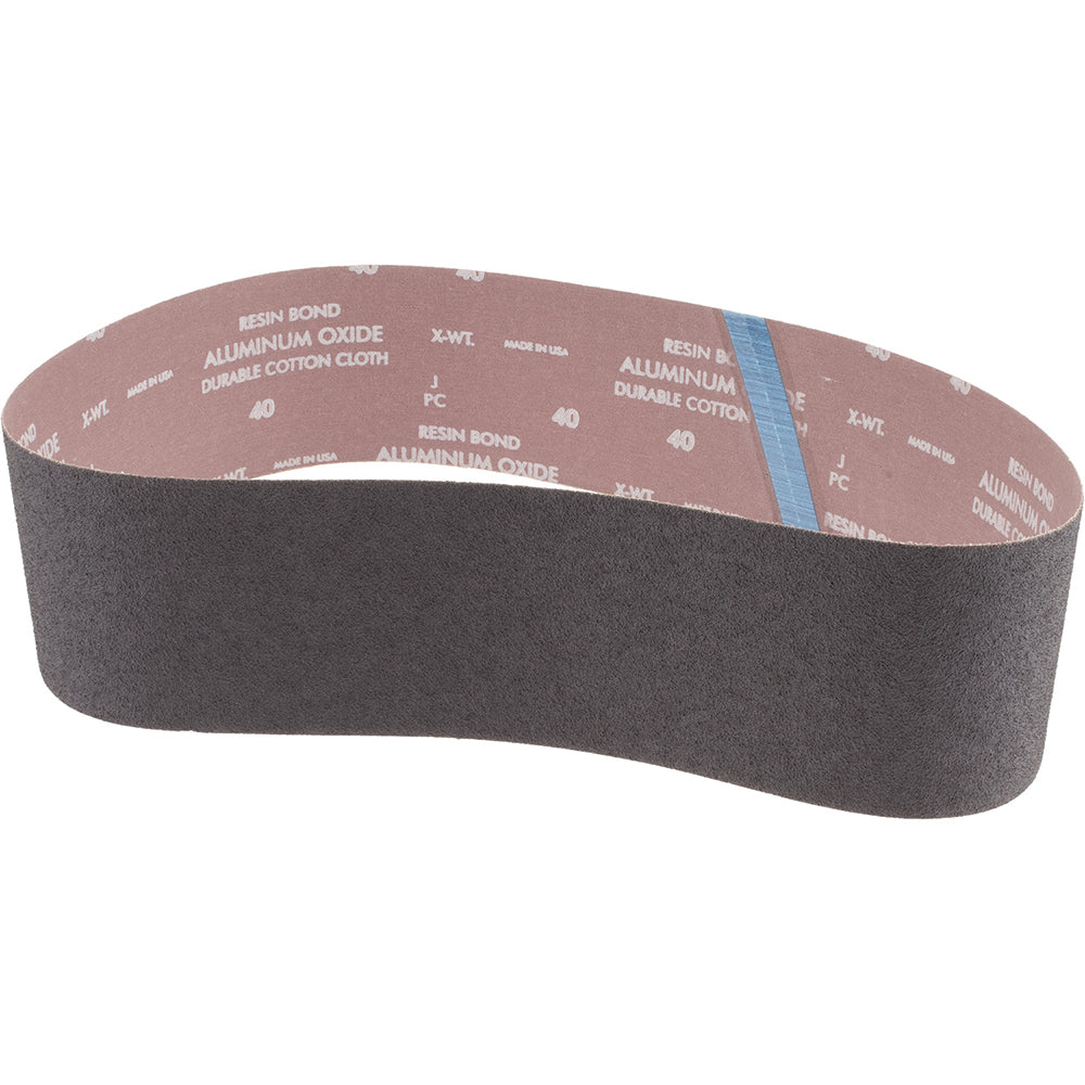 Norton 78072792838 Abrasive Belt 4" Wide, 48" Long, 40 Grit, Aluminum Oxide