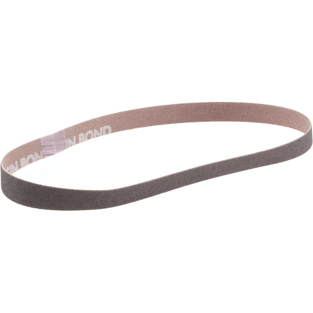 Norton 78072793045 Abrasive Belt 1/2" Wide, 18" Long, 100 Grit, Aluminum Oxide
