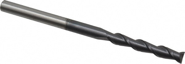 Accupro 82277823 Square End Mill 1/4'' Dia, 1-1/2'' LOC, 1/4'' Shank Dia, 4'' OAL, 2 Flutes, Solid Carbide