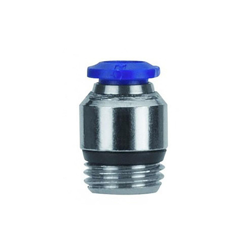 Aignep USA 87010-04-32 Push-to-Connect Tube x Universal Thread Fitting Straight with Internal Hex, #10-32 Thread, Universal, 1/4" OD
