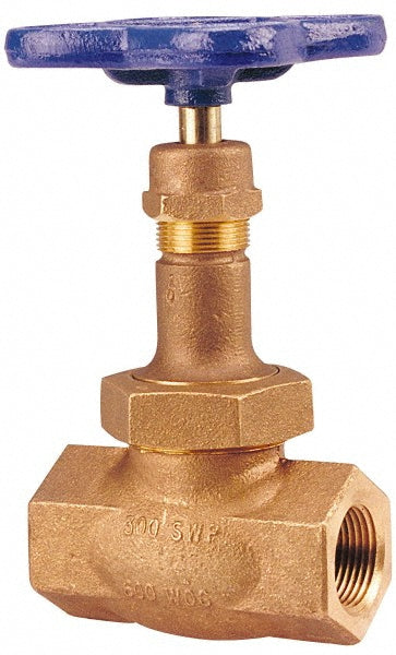 NIBCO NL3W008 3/4" Pipe, Threaded Ends, Bronze Integral Globe Valve