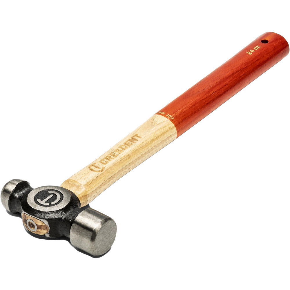 Crescent CHWBP24 Ball Pein & Cross Pein Hammers Hammer Type Ball Pein Dead Blow Head Weight (oz.) 24.00 Handle Material Hickory Head Material Steel Handle Length (Decimal Inch) 12 Overall Length (Inch) 15