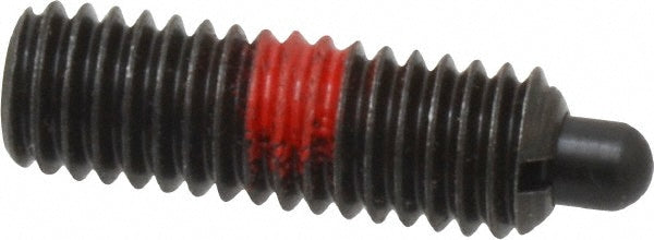 Jergens 26927 Threaded Spring Plunger 3/8-16, 1-1/8" Thread Length, 0.186" Dia, 3/16" Projection