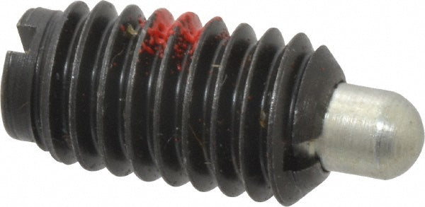 Jergens 27106 Threaded Spring Plunger 3/8-16, 11/16" Thread Length, 0.186" Dia, 3/16" Projection