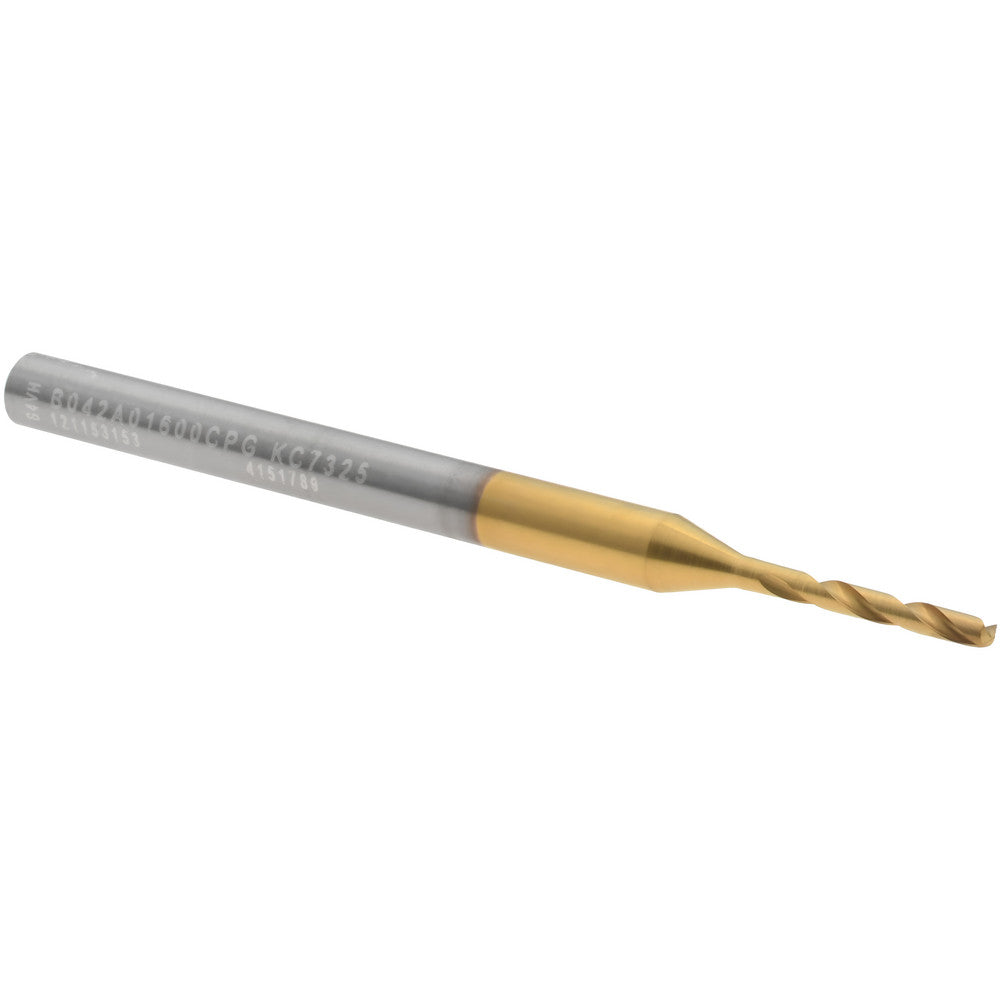 Kennametal 4151789 Micro Drill Bit 1.60 mm Dia, (0.0630"), 140 deg, Solid Carbide