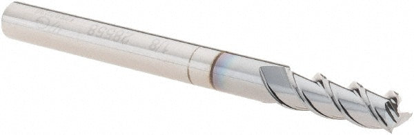 YG-1 28558TC Square End Mill 1/8" Dia, 3/8" LOC, 3 Flute, Solid Carbide