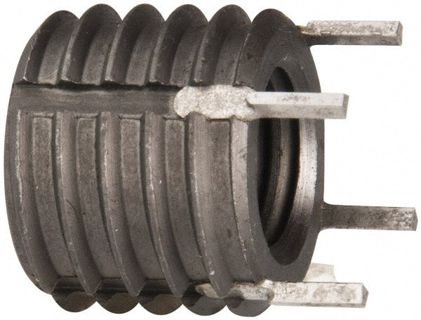 Jergens 215-066245 Thread Locking Insert M10 x 1.5 Internal Thread, 5/8-11 External Thread, Metric Coarse, UNC & UNF, 1/2" OAL, Solid Keylocking