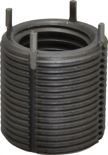 Jergens 215-065911 Thread Locking Insert 1-8 Internal Thread, 1-3/8-12 External Thread, UNC, 1-3/8" OAL, Heavy-Duty Keylocking