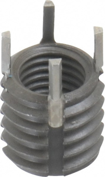 Jergens 215-066123 Thread Locking Insert 5/16-24 Internal Thread, 7/16-14 External Thread, UNF, 0.43" OAL, Thin Wall Keylocking