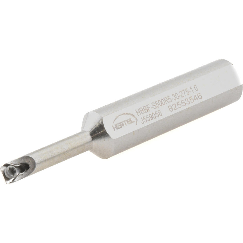Hertel H59869107 Indexable Boring Bar HBBF-S500R5-30-275-1.0, 0.2750" Min Bore, Right Hand, Steel