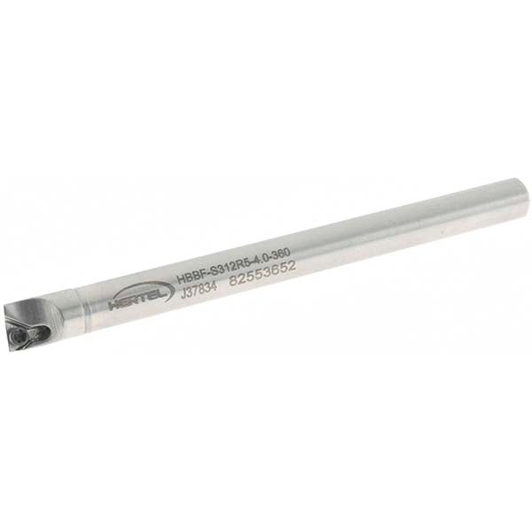 Hertel H59869057 Indexable Boring Bar HBBF-S312R5-4.0-360, 0.3600" Min Bore, Right Hand, Steel