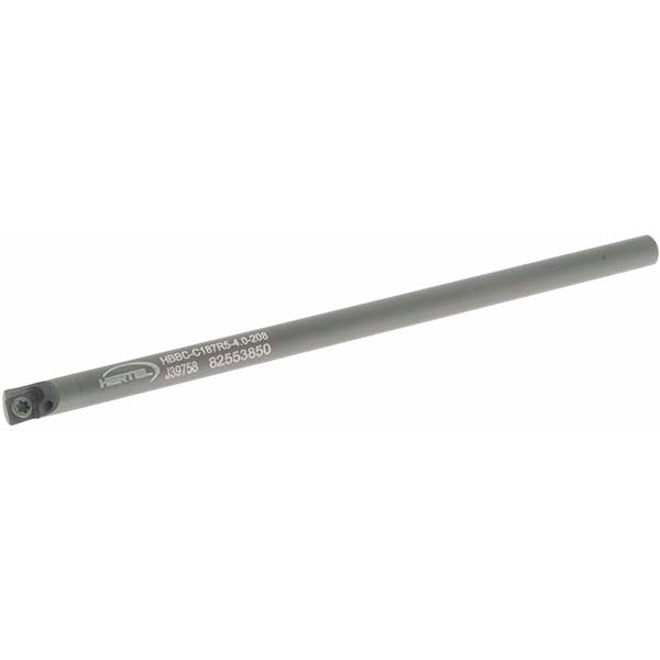 Hertel H59868364 Indexable Boring Bar HBBC-C187R5-4.0-208, 0.2080" Min Bore, Right Hand, Solid Carbide