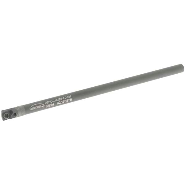 Hertel H59868398 Indexable Boring Bar HBBC-C187R5-4.0-222, 0.2220" Min Bore, Right Hand, Solid Carbide