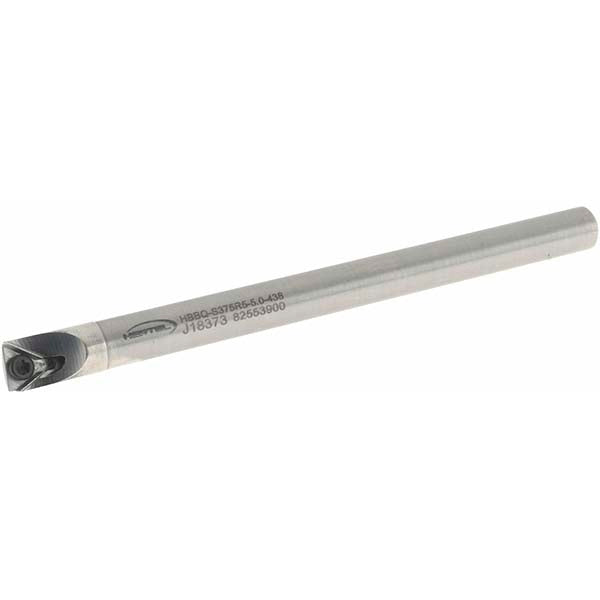 Hertel H59869875 Indexable Boring Bar HBBQ-S375R5-5.0-438, 0.4380" Min Bore, Right Hand, Steel