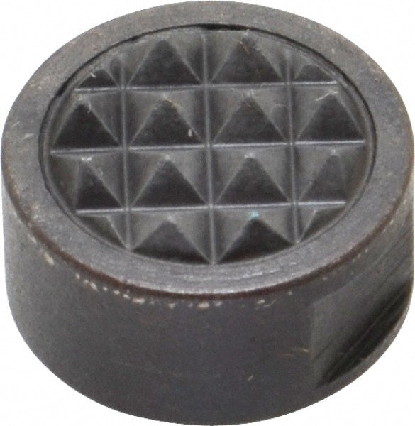 Fairlane CT-850 1/4-28 Thread, 5/8" Diam, 3/8" High, Threaded, Fine Tooth Grade Diamond Serration Tooth Pattern, Carbide Tipped, Round Positioning Gripper